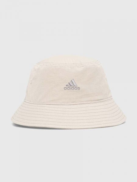 Pamučni šešir Adidas siva