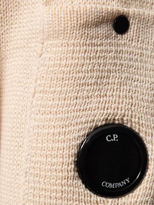 Памучен пуловер C.p. Company черно