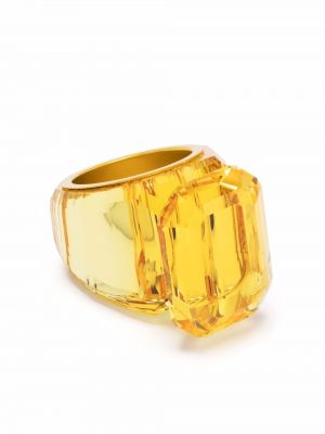 Gyűrű Swarovski sárga