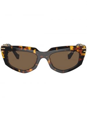 Okulary przeciwsłoneczne Miu Miu Eyewear brązowe