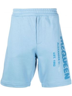 Shorts Alexander Mcqueen, blu