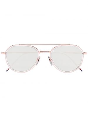 Thom Browne Eyewear gafas de sol estilo aviador - Metalizado