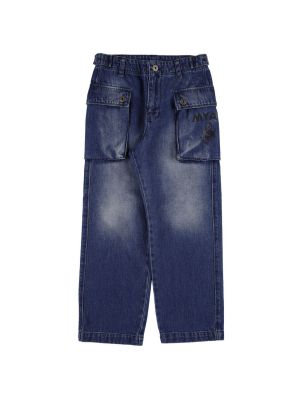 Bomull cargo jeans for jenter Myar