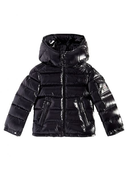 Ned frakke for drenge Moncler Enfant sort