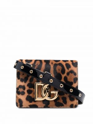 Bolsa de hombro leopardo Dolce & Gabbana
