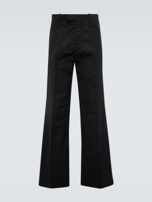 Pantalon en coton large Raf Simons noir