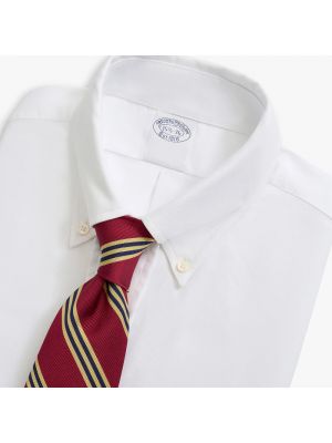 Daunen hemd mit geknöpfter mit button-down-kagen Brooks Brothers weiß