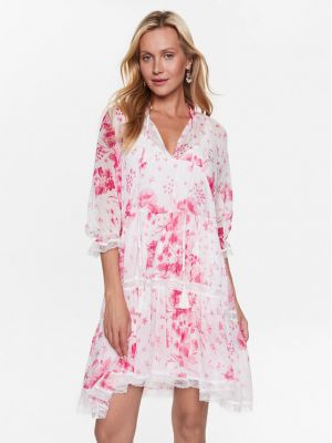 Коктейлна рокля Ermanno Firenze розово