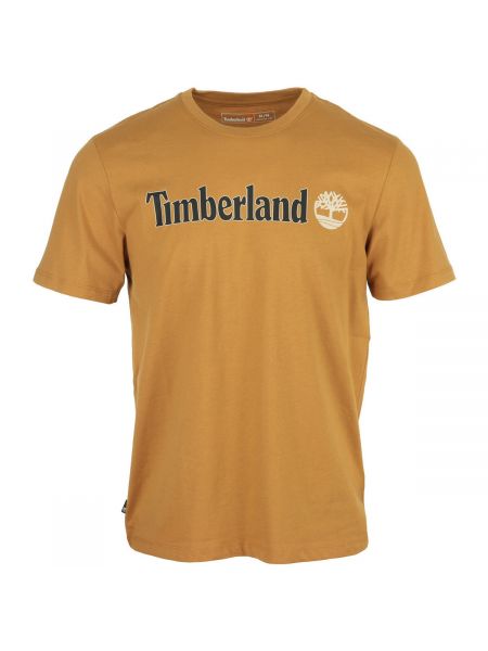 Tričko s krátkými rukávy Timberland hnědé