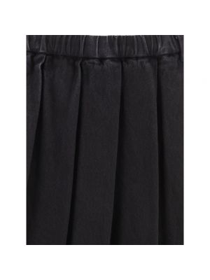 Mini falda de algodón Aspesi negro