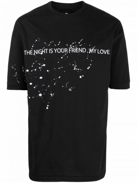 Camiseta con estampado Thom Krom negro