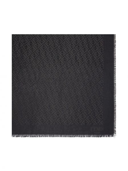 Bufanda de tejido jacquard Fendi negro