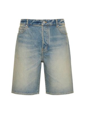 Shorts en jean en coton Kenzo Paris