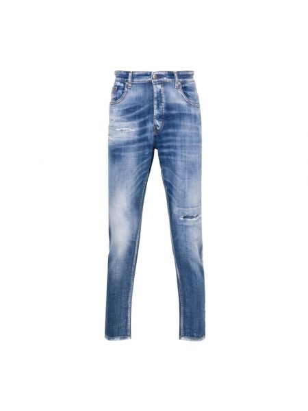 Niebieskie jeansy skinny slim fit John Richmond