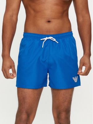 Hlače Emporio Armani Underwear modra