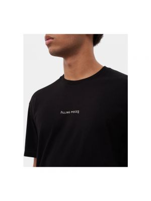 Camiseta slim fit Filling Pieces negro
