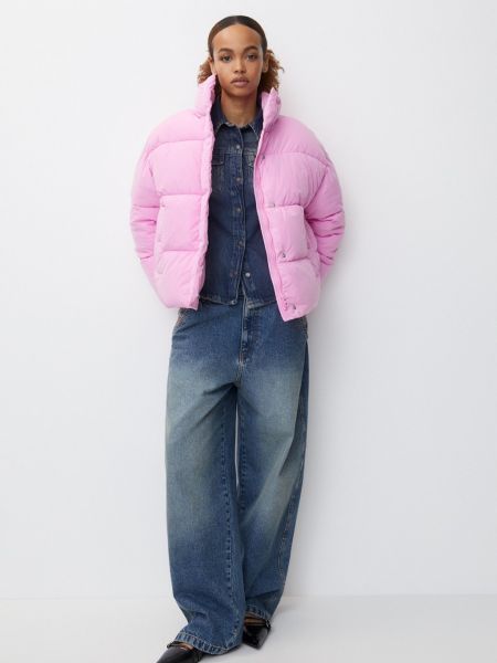 Куртка Pull&bear розовая