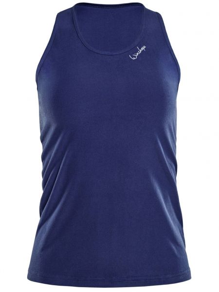 Sportiniai marškinėliai be rankovių Winshape mėlyna