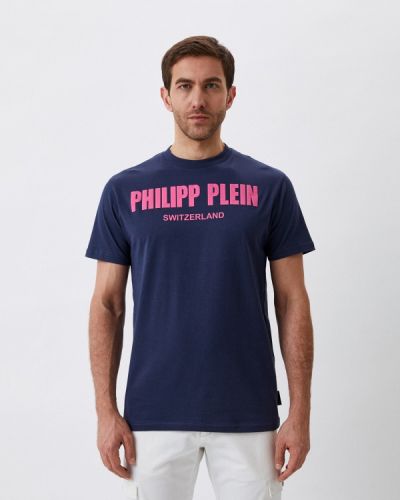 Футболка Philipp Plein, синяя