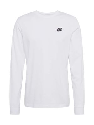 Tričko s dlhými rukávmi Nike Sportswear biela