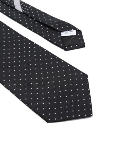 Puntíkatá hedvábná kravata Ferragamo