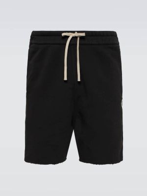 Shorts en coton Moncler Genius noir