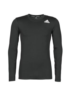 Tričko s dlouhým rukávem Adidas černé