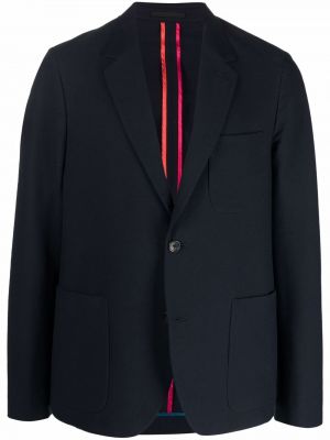 Bomull lang blazer Ps Paul Smith blå