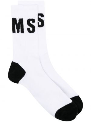 Ponožky Msgm biela