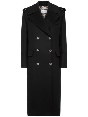 Krištáľový kabát Philipp Plein čierna