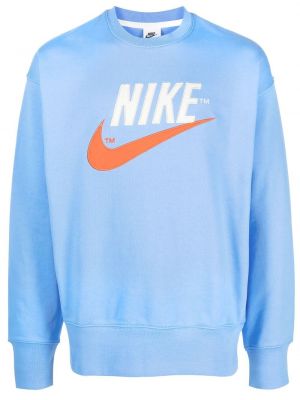 Trykt sweatshirt Nike blå