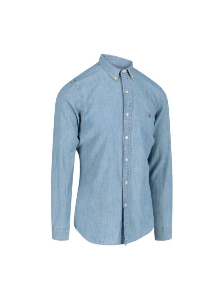 Koszula jeansowa slim fit Polo Ralph Lauren niebieska