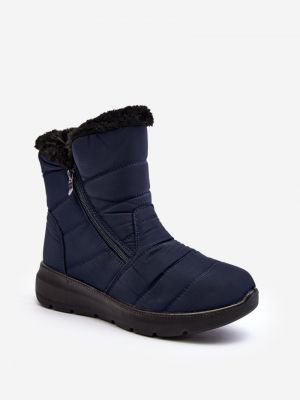 Škornji za sneg iz krzna Kesi modra