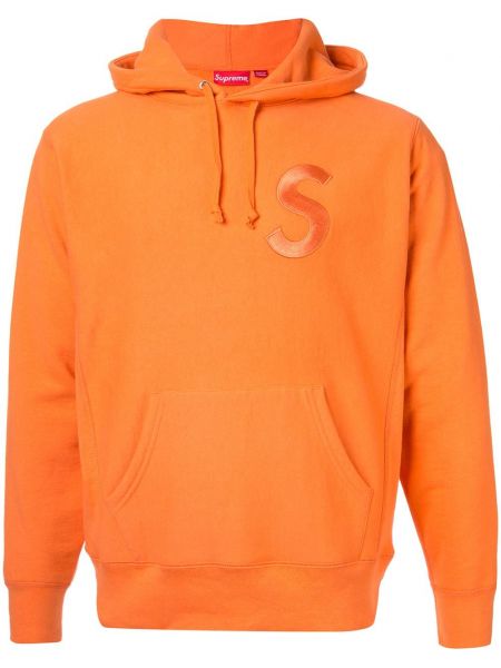 Kapučdžemperis Supreme oranžs