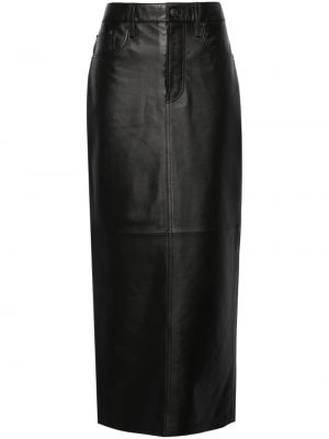 Kožená sukně Wardrobe.nyc černé