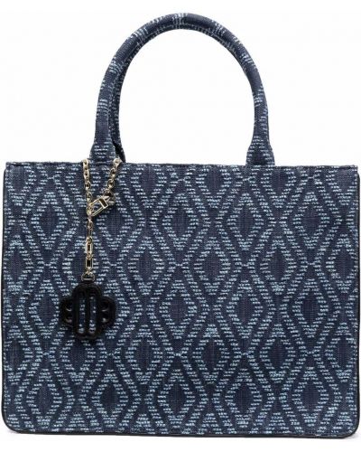 Jacquard shoppingbag Maje svart