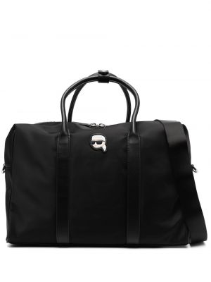 Шопинг чанта бродирани Karl Lagerfeld черно