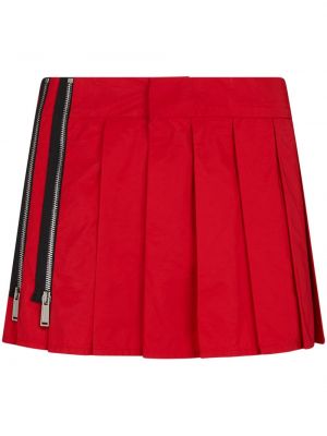 Sukňa na zips Dsquared2 červená