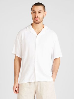 Camicia Abercrombie & Fitch bianco