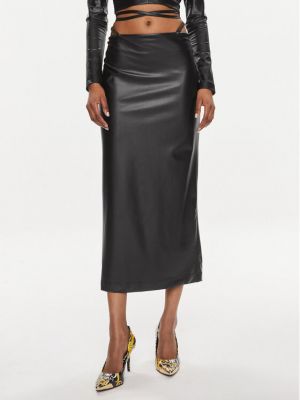 Džinsinis sijonas slim fit Versace Jeans Couture juoda