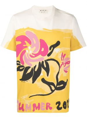 Camiseta de flores Marni