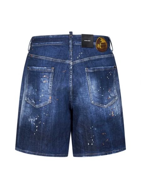 Jeans shorts Dsquared2 blau