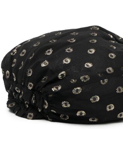Sombrero de tejido jacquard Pinko negro