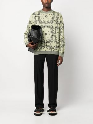 Jacquard merinowolle sweatshirt Nanushka