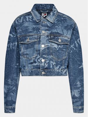 Kabát Tommy Jeans kék