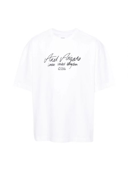 T-shirt mit print Axel Arigato weiß