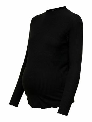 Пуловер Only Maternity черно