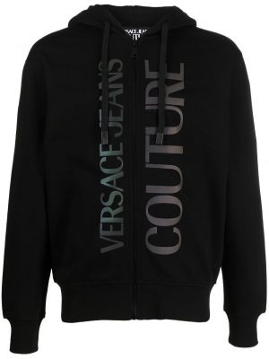 Hoodie Versace Jeans Couture svart