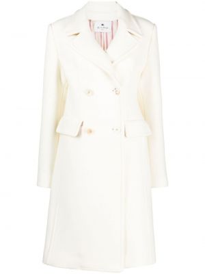 Manteau en laine Etro blanc
