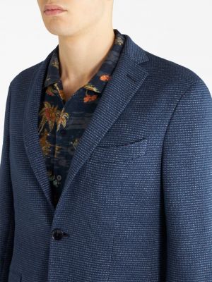 Jersey blazer Etro blau